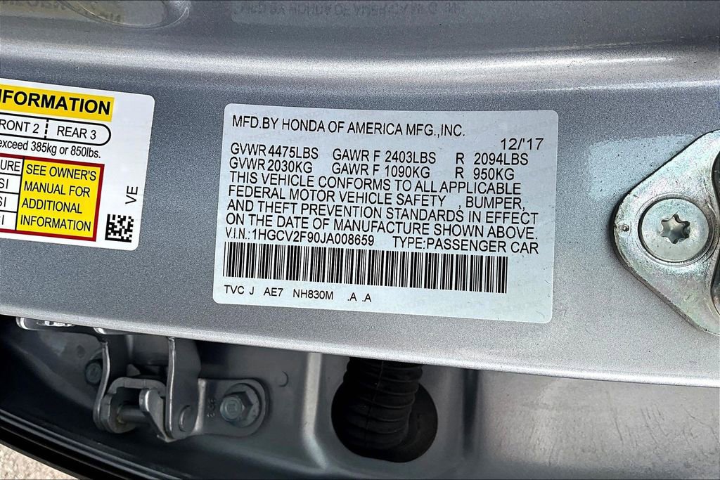 Used 2018 Honda Accord Touring image 35