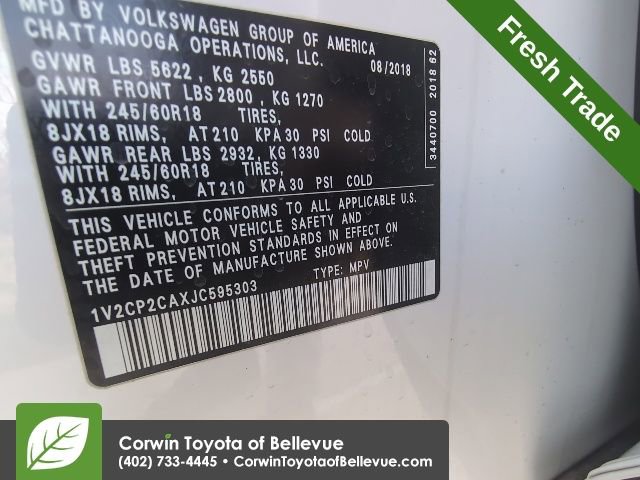 Used 2018 Volkswagen Atlas SE image 21