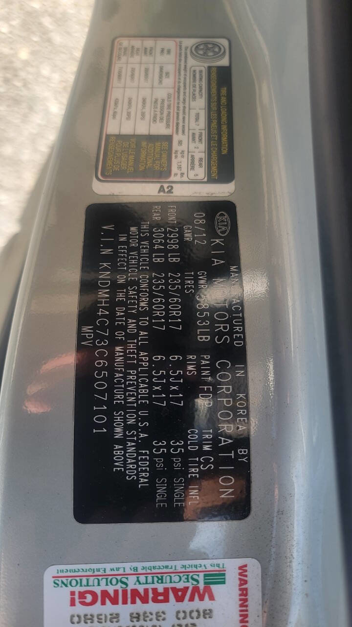 Used 2012 Kia Sedona EX w/ Luxury Pkg image 34