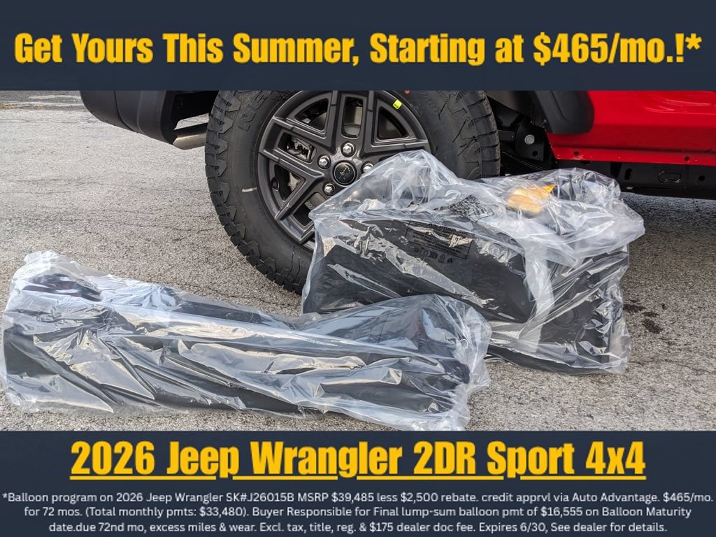 New 2026 Jeep Wrangler Sport AWD/4WD image 24