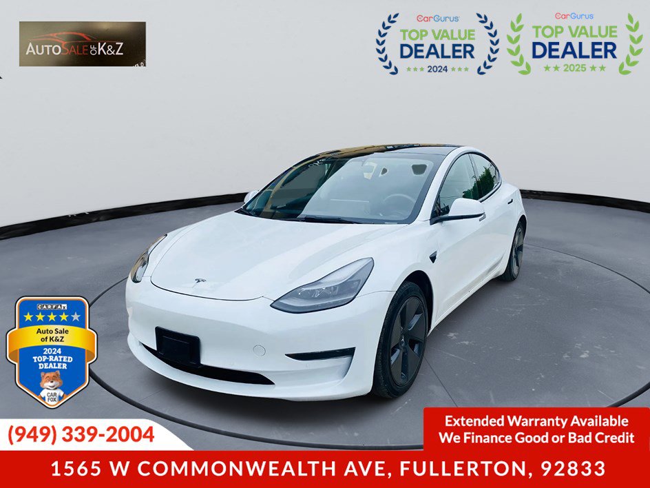 Used 2021 Tesla Model 3 Standard Range Plus