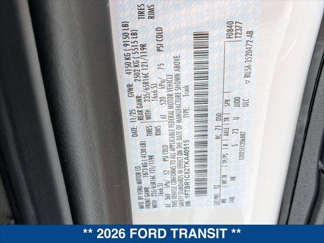 New 2026 Ford Transit 250 148 Medium Roof image 21