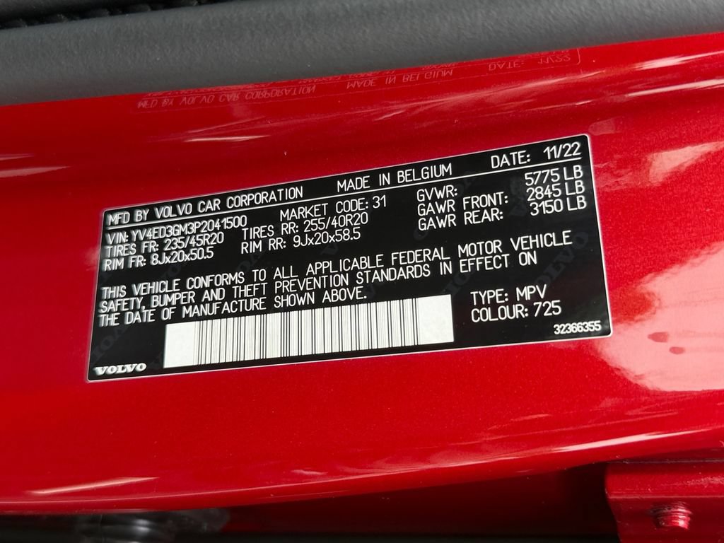 Certified 2023 Volvo C40 P8 Recharge Ultimate AWD/4WD image 30