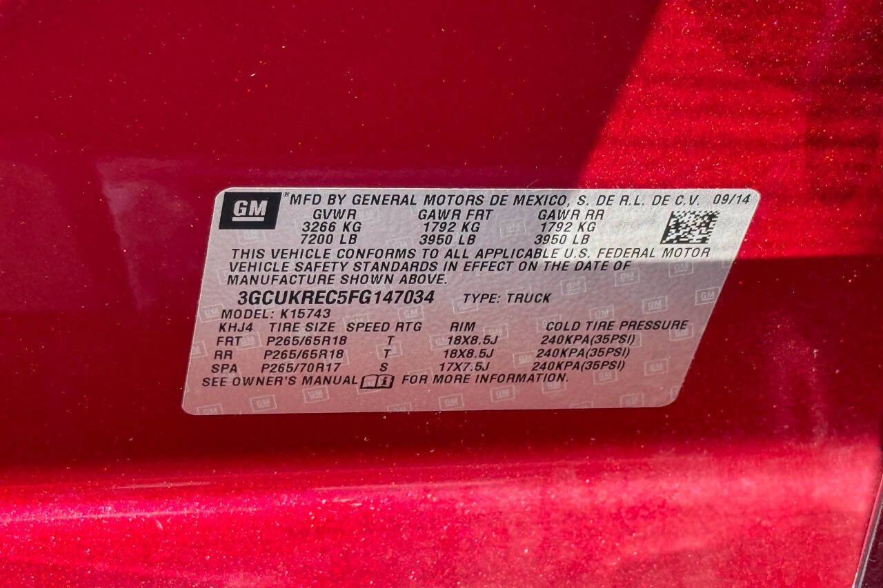 Used 2015 Chevrolet Silverado 1500 LT w/ All Star Edition AWD/4WD image 20
