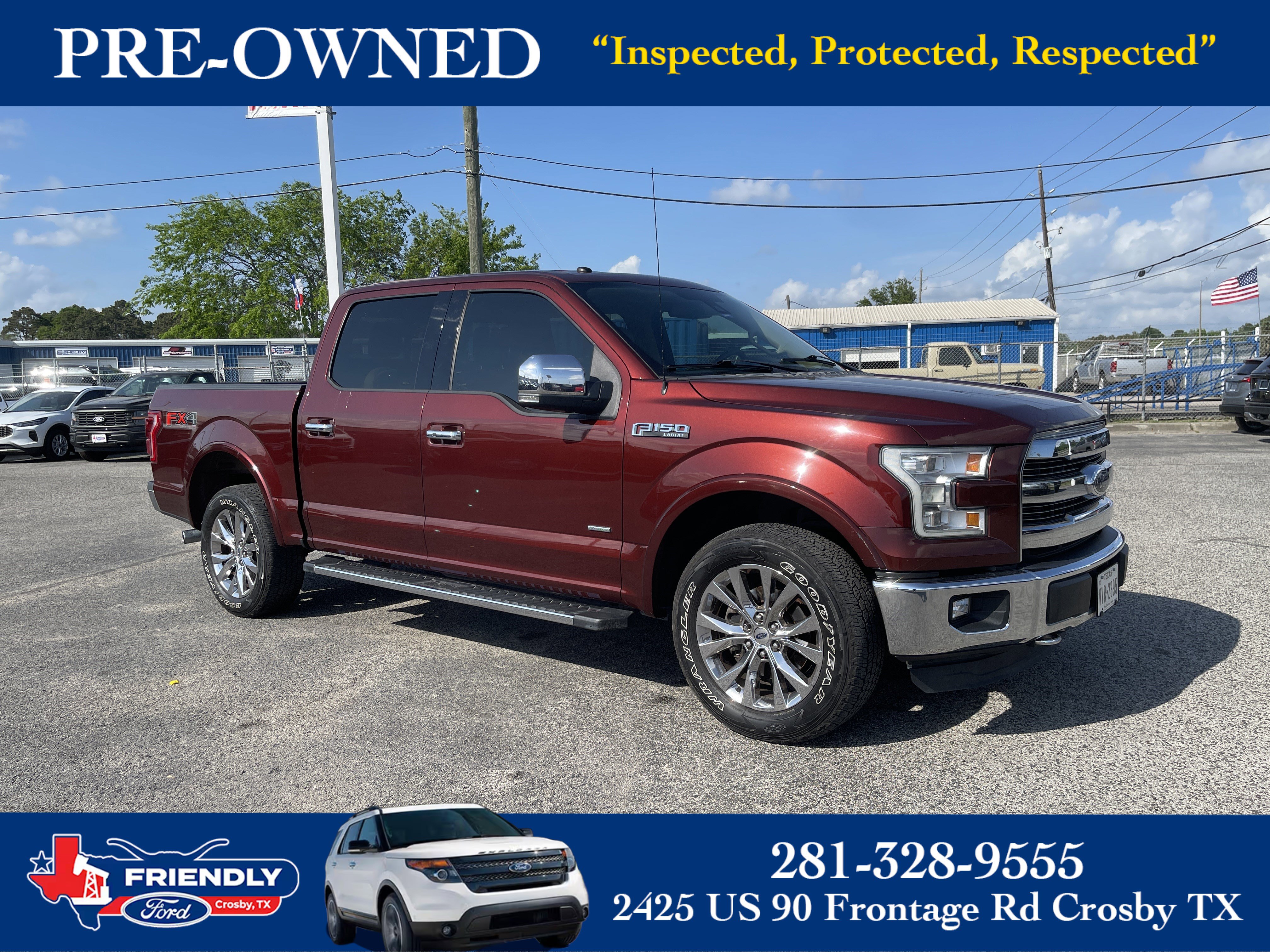 Used 2016 Ford F150 Lariat w/ Equipment Group 502A Luxury image 1