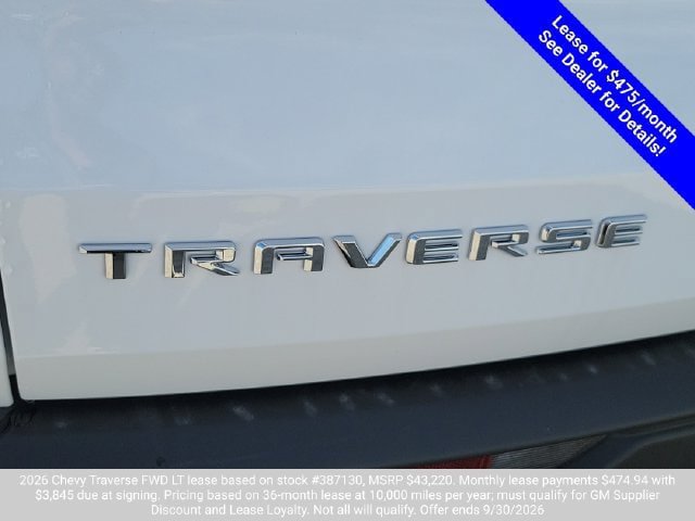 New 2027 Chevrolet Traverse LT w/ LPO, Floor Liner Package FWD image 32