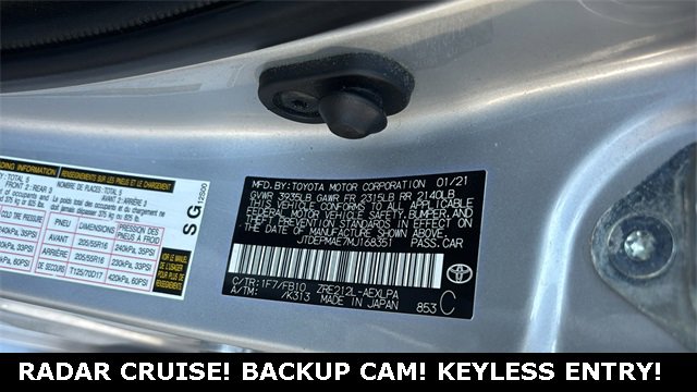 Used 2021 Toyota Corolla LE w/ Carpet Mat Package (TMS) image 30