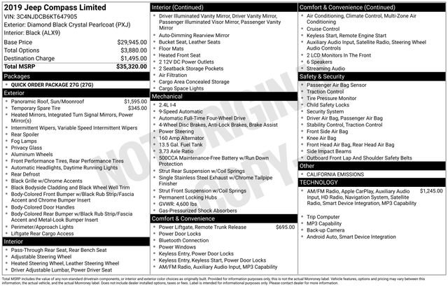 Used 2019 Jeep Compass Limited image 6