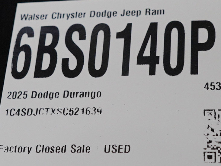 Used 2025 Dodge Durango R/T AWD/4WD image 36