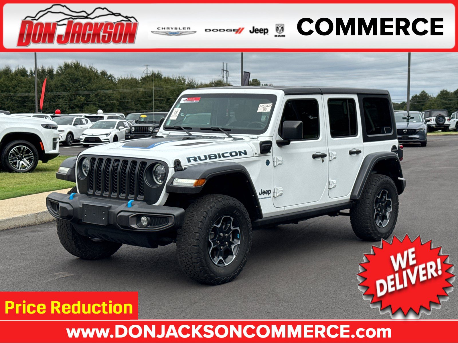 Used 2023 Jeep Wrangler Unlimited Rubicon 4xe w/ Safety Group