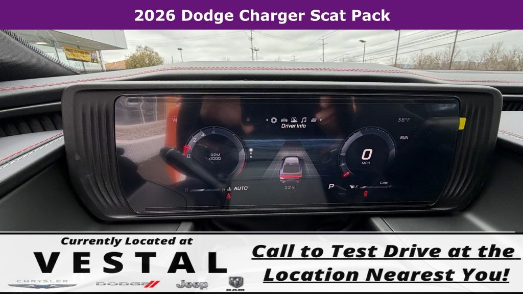 New 2026 Dodge Charger Scat Pack w/ Blacktop Package AWD/4WD image 43