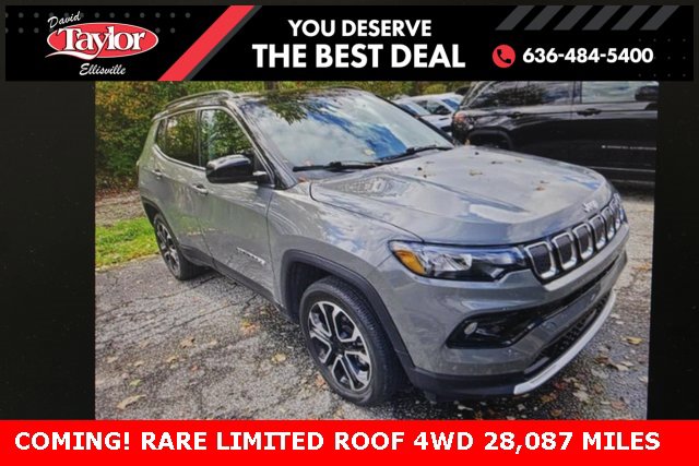Used 2022 Jeep Compass Limited w/ Sun and Sound Group