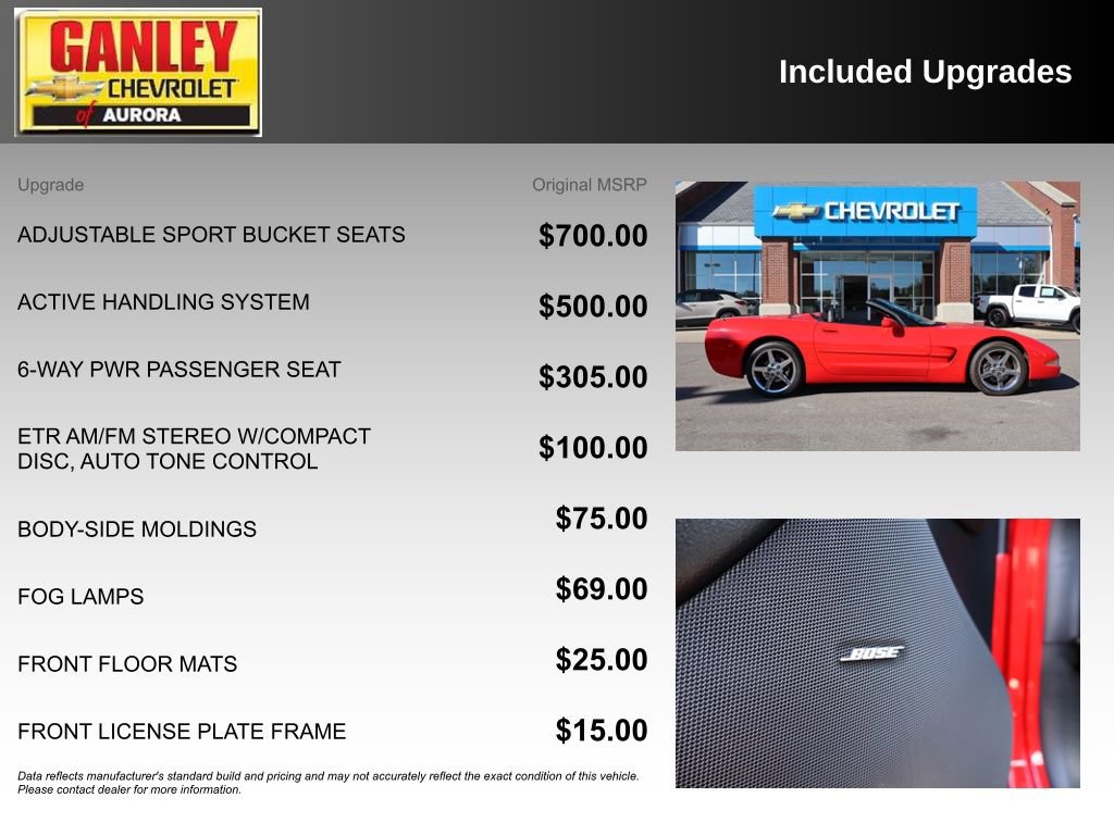 Used 2000 Chevrolet Corvette Convertible image 6