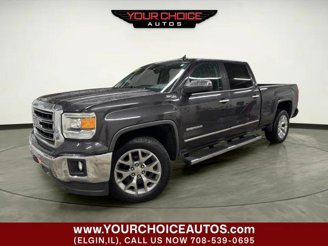 Used 2014 GMC Sierra 1500 SLT w/ SLT Crew Cab Value Package image 1