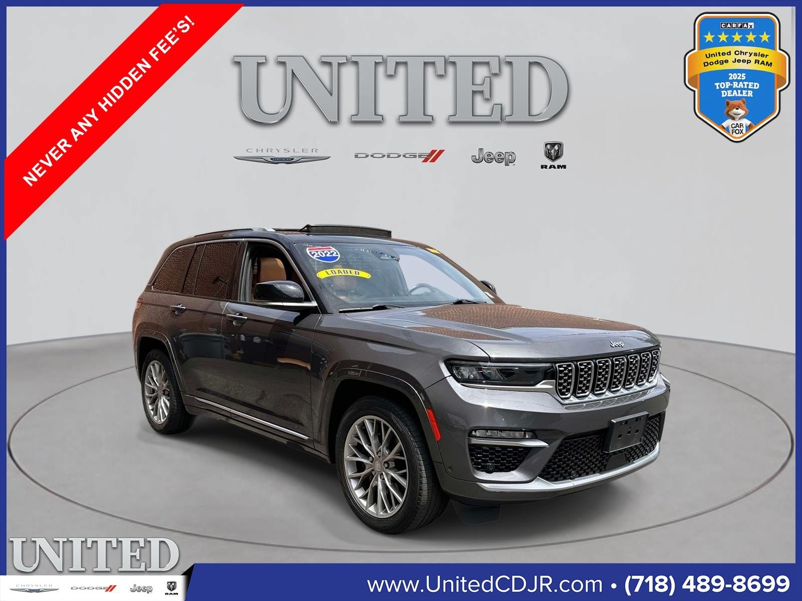 Used 2022 Jeep Grand Cherokee Summit w/ Luxury Tech Group V