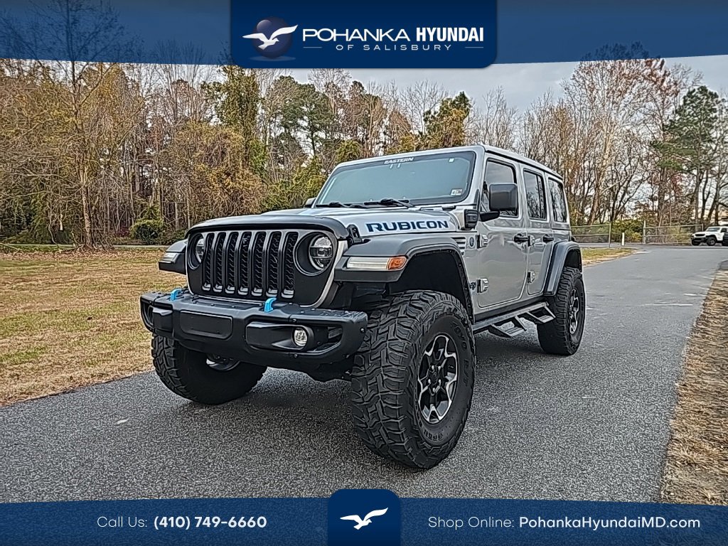 Used 2021 Jeep Wrangler Unlimited Rubicon 4xe w/ Steel Bumper Group