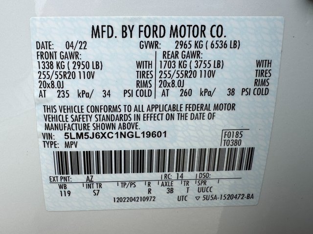 Used 2022 Lincoln Aviator AWD w/ Premium Package image 31