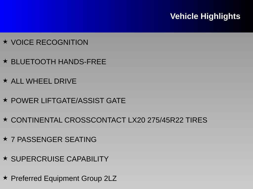 Used 2026 Chevrolet Traverse High Country w/ LPO, Floor Liner Package AWD/4WD image 16