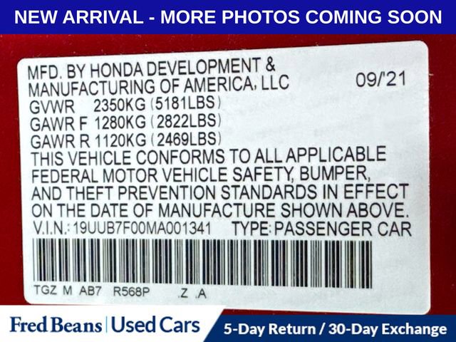 Used 2021 Acura TLX Type S image 13
