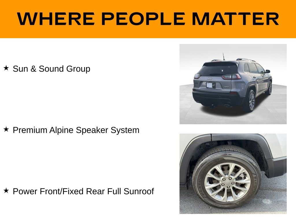 Used 2022 Jeep Cherokee Latitude Lux w/ Sun & Sound Group image 43