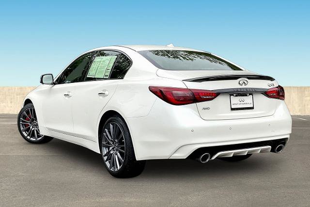 Certified 2022 INFINITI Q50 Red Sport 400 w/ Carbon Fiber Package AWD/4WD image 4