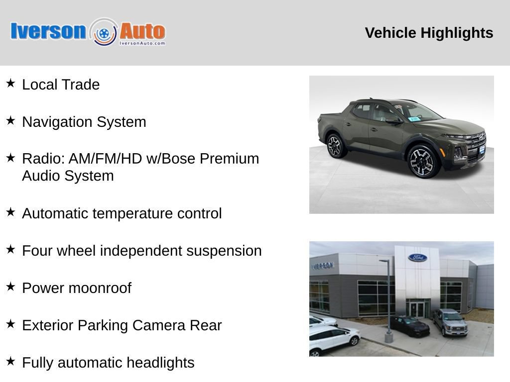 Used 2025 Hyundai Santa Cruz Limited AWD/4WD image 2