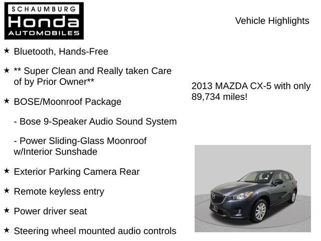 Used 2013 MAZDA CX-5 Touring w/ Bose & Moonroof Pkg AWD/4WD image 7