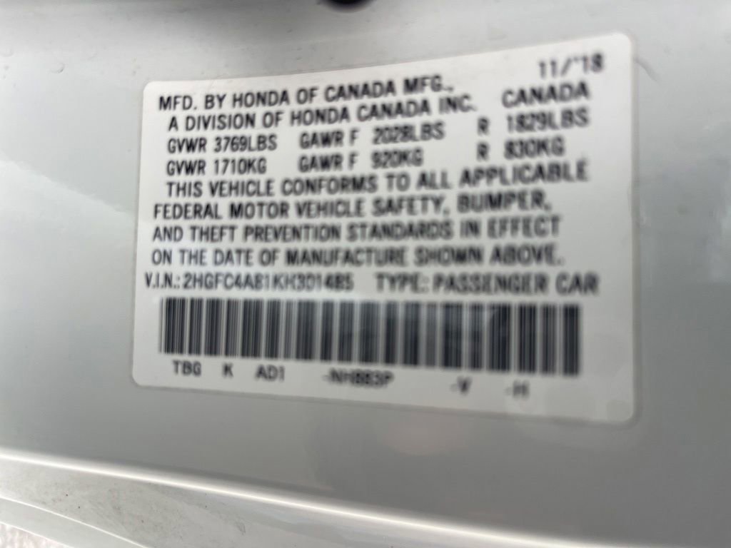 Used 2019 Honda Civic Sport image 27