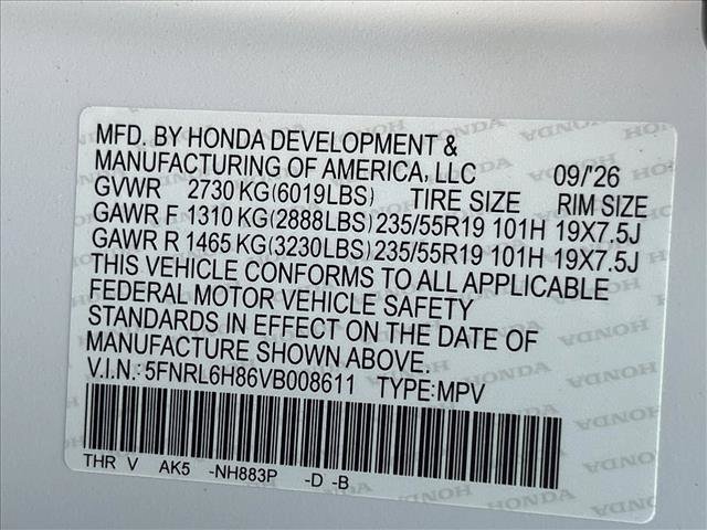 New 2027 Honda Odyssey Touring image 23