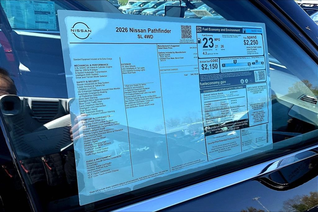 New 2026 Nissan Pathfinder SL AWD/4WD image 33