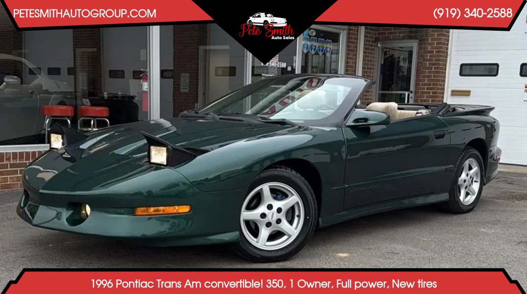 Used 1996 Pontiac Firebird Trans Am RWD image 1