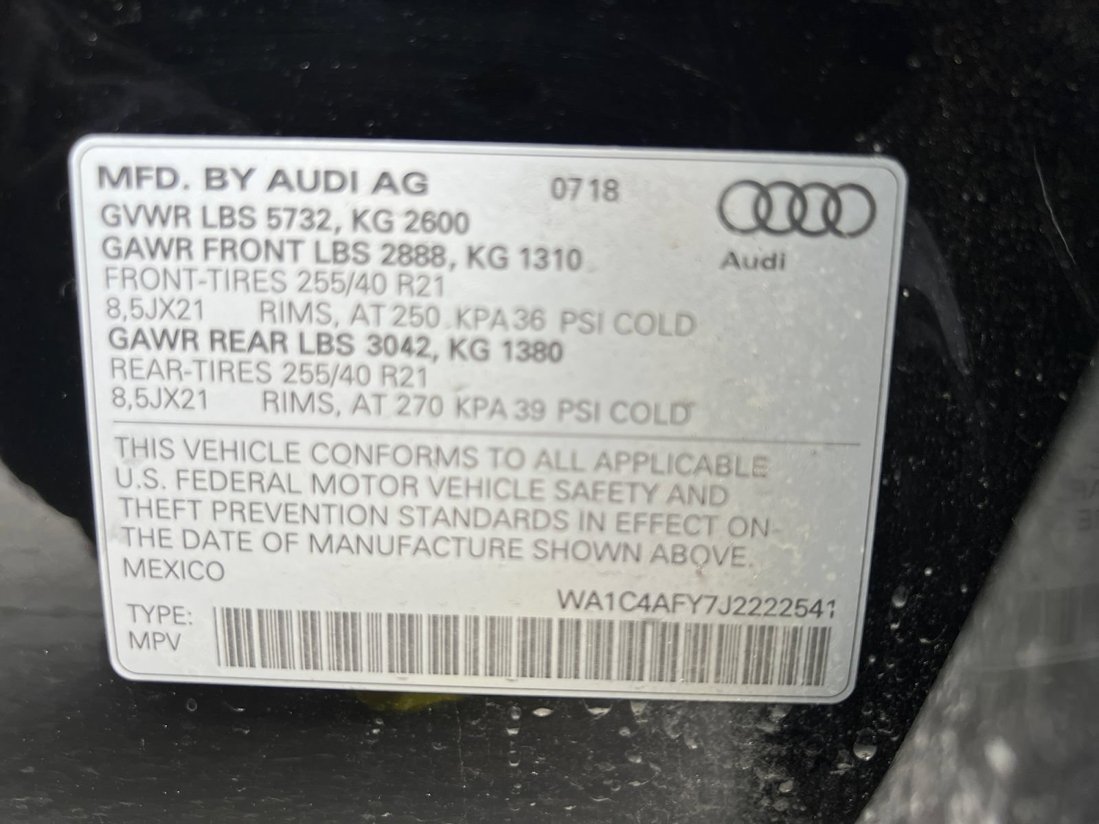 Used 2018 Audi SQ5 Prestige w/ Prestige Package AWD/4WD image 23
