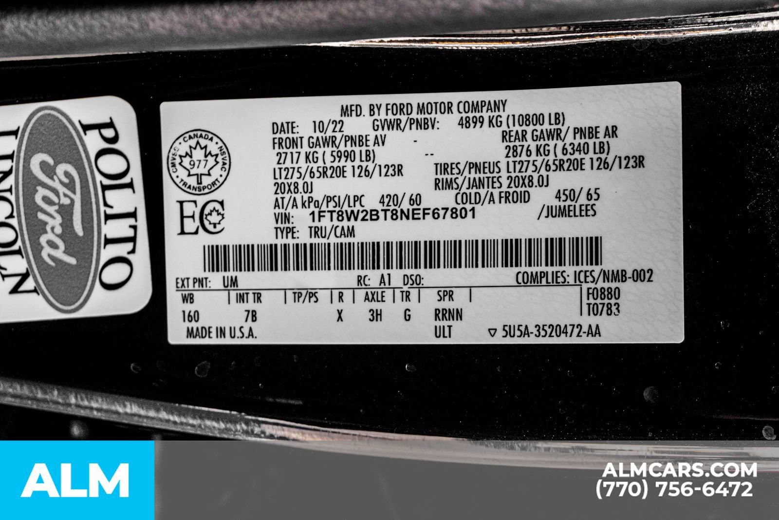 Used 2022 Ford F250 Platinum image 65