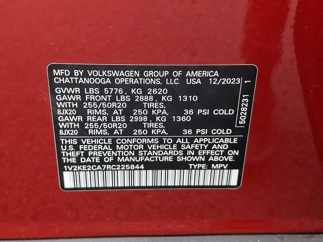 Used 2024 Volkswagen Atlas Cross Sport SE image 30