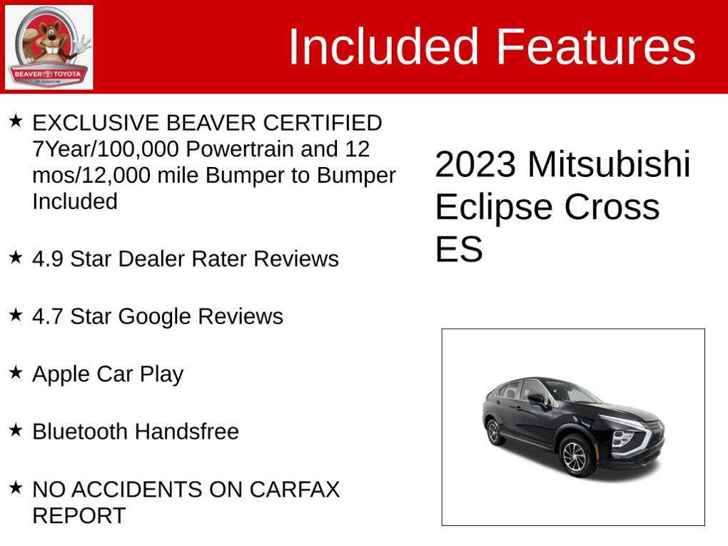 Used 2023 Mitsubishi Eclipse Cross ES AWD/4WD image 4