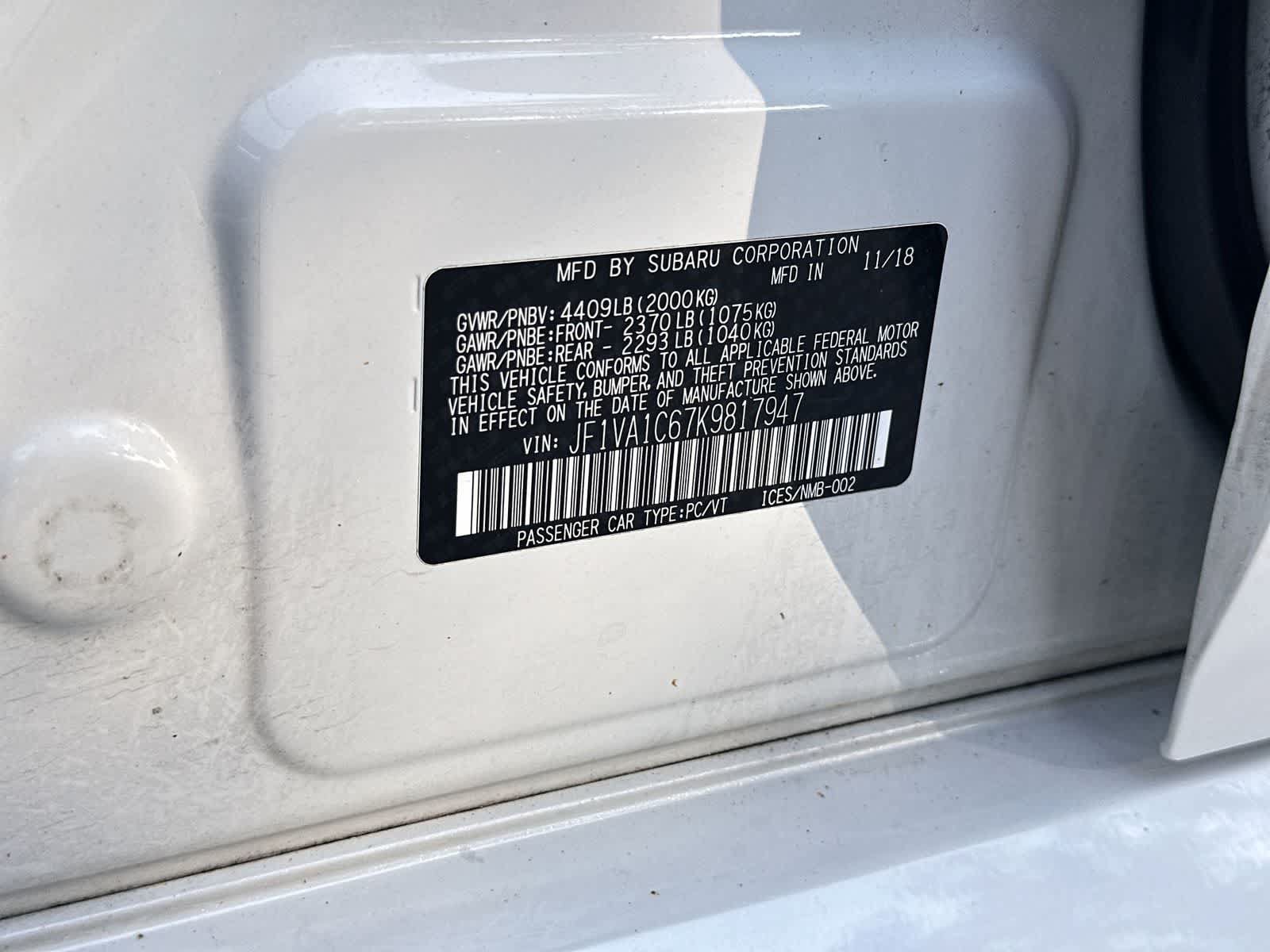 Used 2019 Subaru WRX Premium AWD/4WD image 23