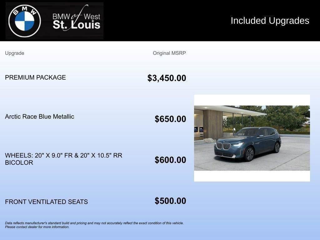 New 2026 BMW X3 xDrive30 w/ Premium Package image 41