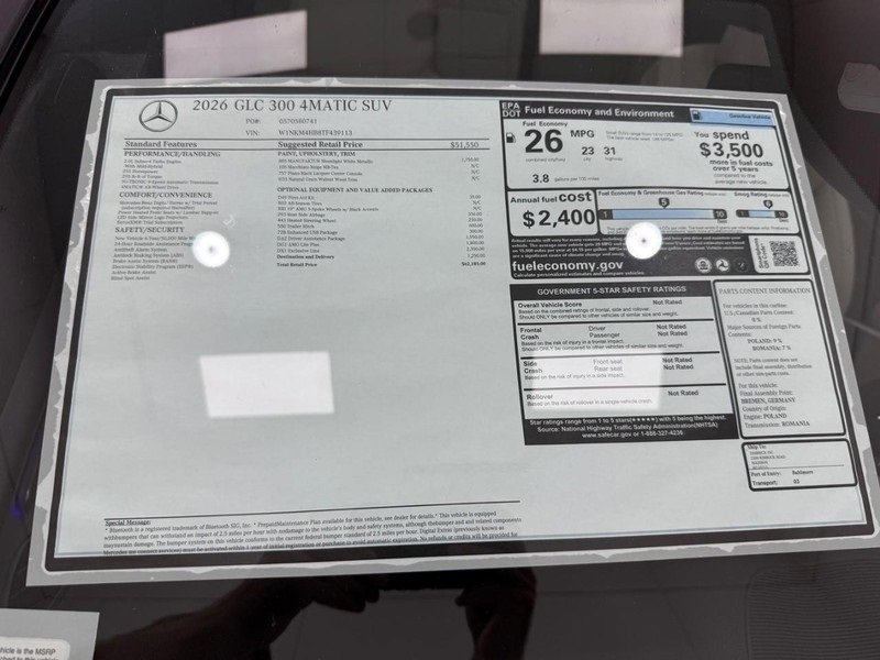 New 2026 Mercedes-Benz GLC 300 4MATIC image 4