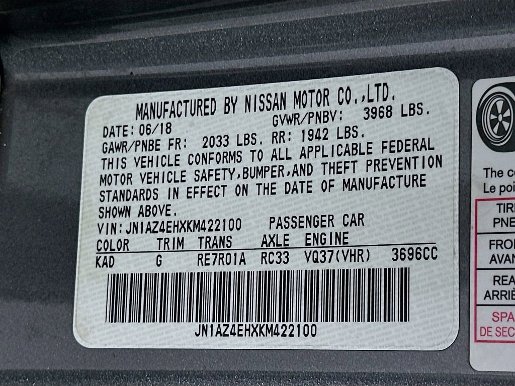 Used 2019 Nissan 370Z Touring Sport image 30