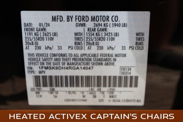 Used 2024 Ford Explorer XLT w/ Equipment Group 202A AWD/4WD image 36