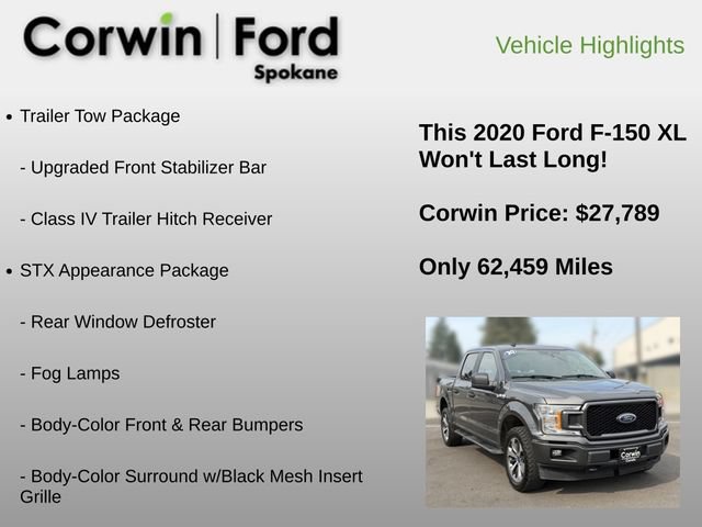 Used 2020 Ford F150 XL w/ Equipment Group 101A Mid AWD/4WD image 6