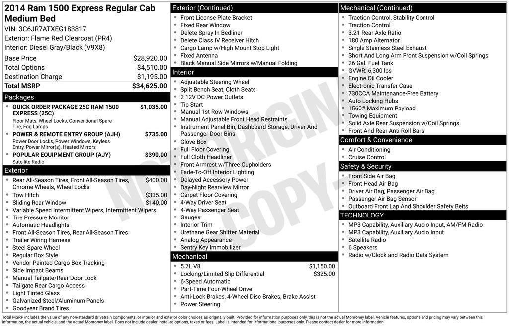 Used 2014 RAM 1500 Express AWD/4WD image 6