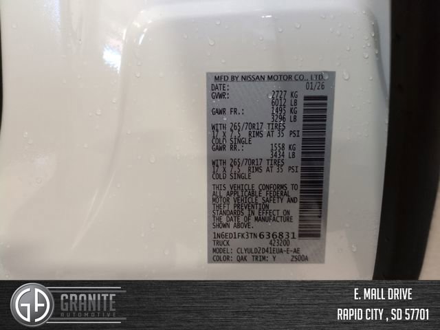 New 2026 Nissan Frontier PRO-4X w/ Pro Premium Package image 30