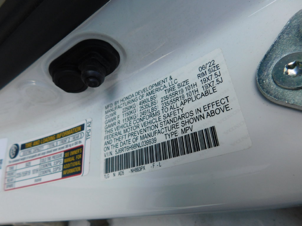 Certified 2022 Honda CR-V Touring image 9