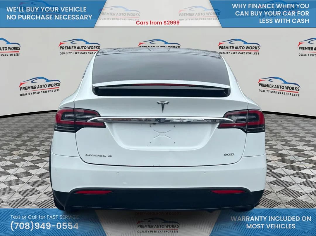 Used 2017 Tesla Model X 90D AWD/4WD image 5