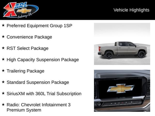 New 2026 Chevrolet Silverado 1500 RST w/ RST Select Package AWD/4WD image 3