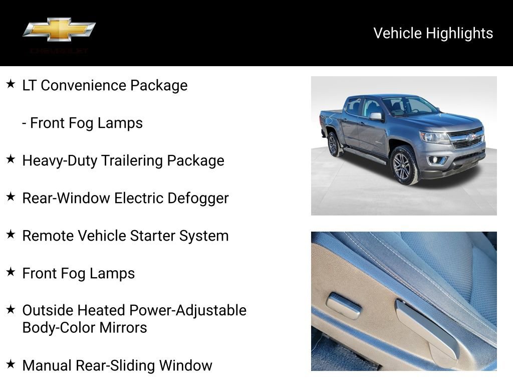 Certified 2020 Chevrolet Colorado LT w/ LT Convenience Package image 21