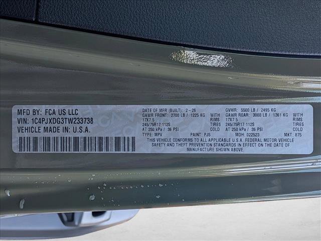 New 2026 Jeep Wrangler Sport image 18