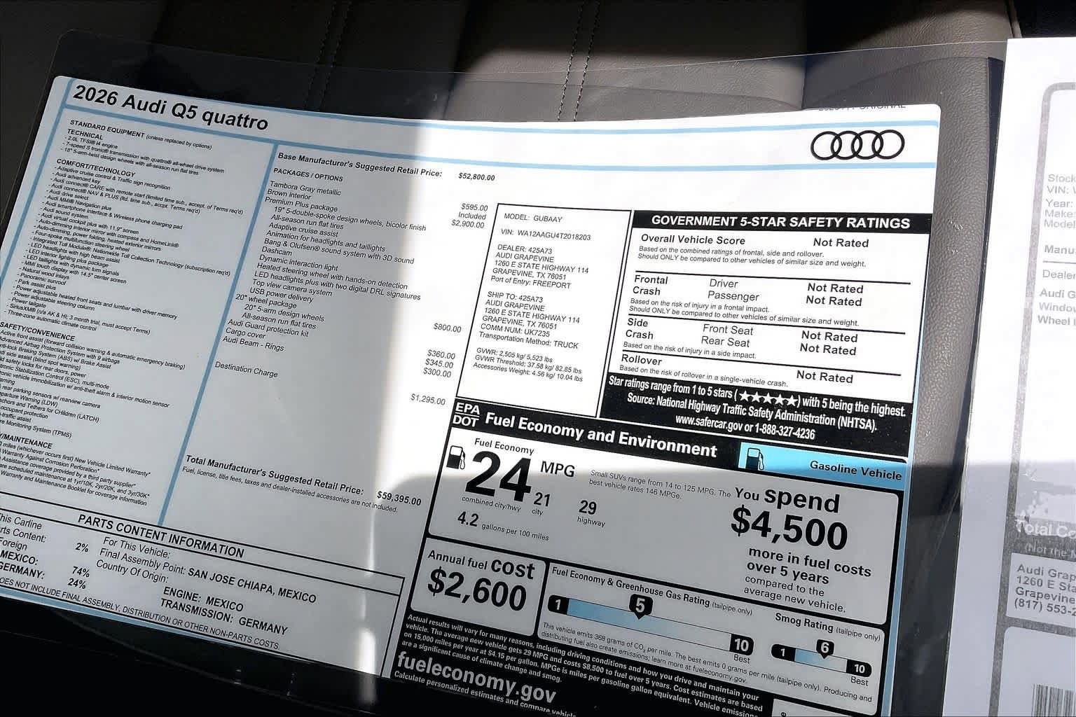 New 2026 Audi Q5 Premium Plus AWD/4WD image 19