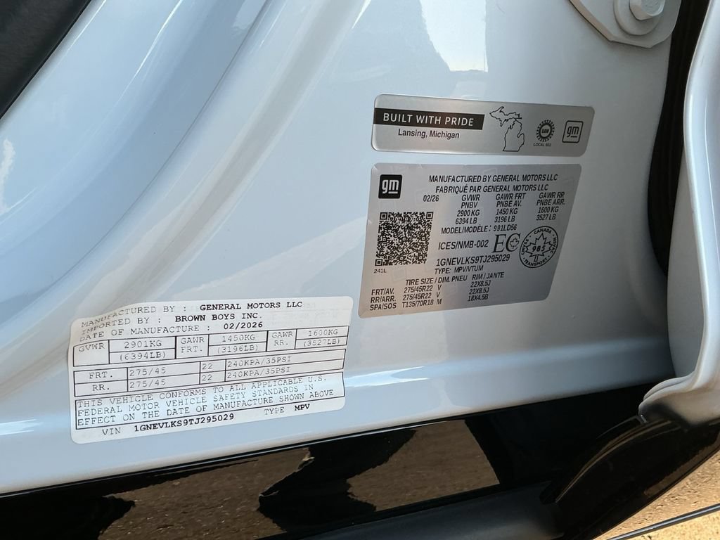 Certified 2026 Chevrolet Traverse RS w/ LPO, Floor Liner Package AWD/4WD image 25